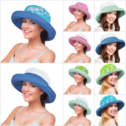 Men Women Wide Brim Sun Hat Breathable Bucket Cap UV Protection Summer Fishing