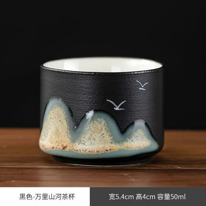 China-Chic Tea Cup Gift Tea Set Single Cup Wine Cup Ceramic Tea Bowl Cup Gift