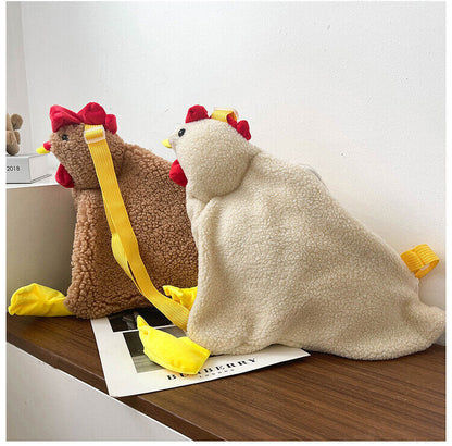 NEW Fashion Women Crossbody Bag Cartoon Chicken Pattern Casual Shoulder Bags US