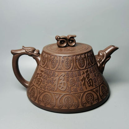 Vintage Chinese Yixing Purple Clay Teapot Zisha Ceremony Teaware Collection Rare