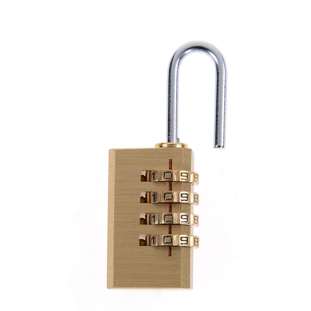 4 Digit Combination Lock Password Padlock Travel bag Password Padl-ca