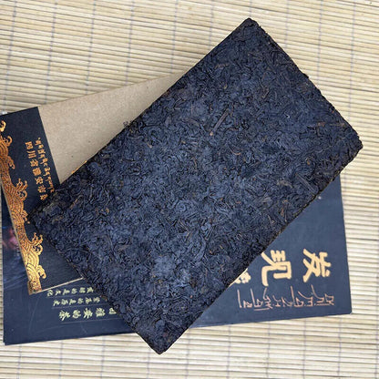 Sichuan Old Brand Ya'an Tibetan collection Tea 黑茶雅安藏茶叶藏黑砖400g低氟 特级优级砖茶