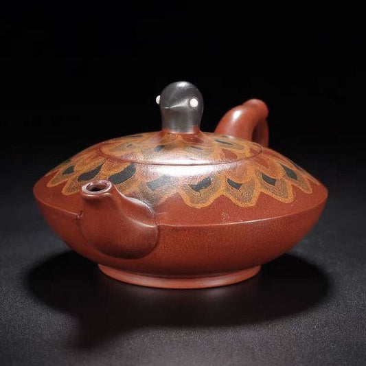Vintage Chinese Yixing Purple Clay Teapot Zisha Ceremony Fashion Gift Teaware
