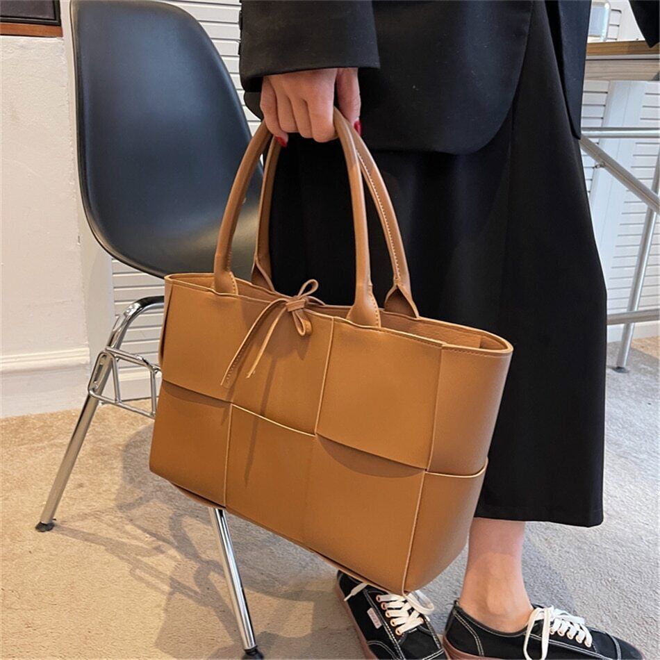 2 Set Women's Tote Bags PU Leather Shoulder Bags Women Lady Bag Handbags
