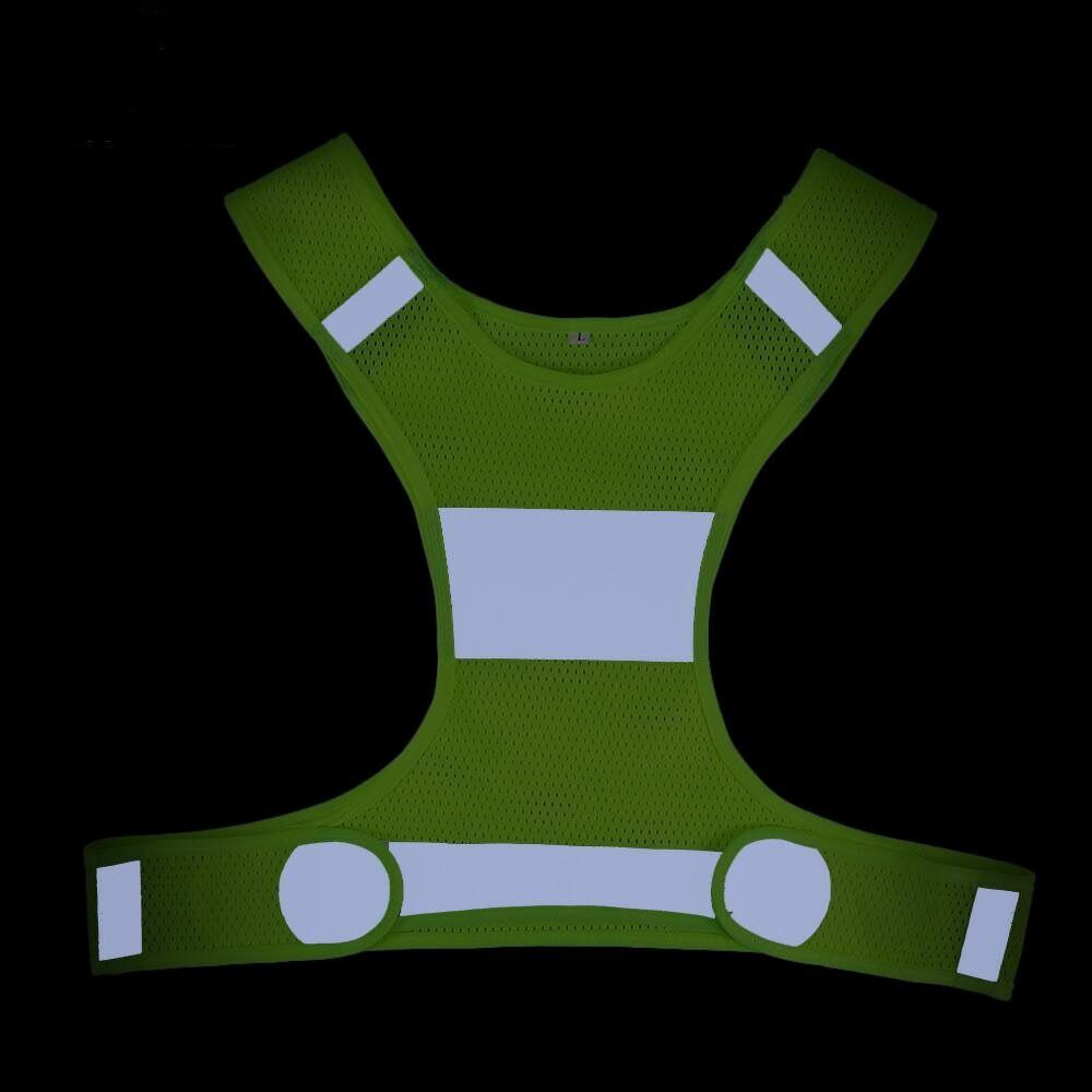 New High Visibility Reflective Short Safety Vest, Night Running Reflective