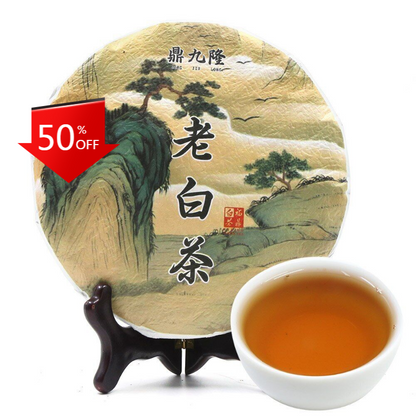 Landscape CHinese White Tea Old Bai Cha Tea Leaf Cake 350g Health Tea