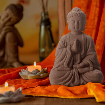 Ceramic Buddha Statue for Home Decor Sculpture Yoga Outdoor Zen Garden Gift