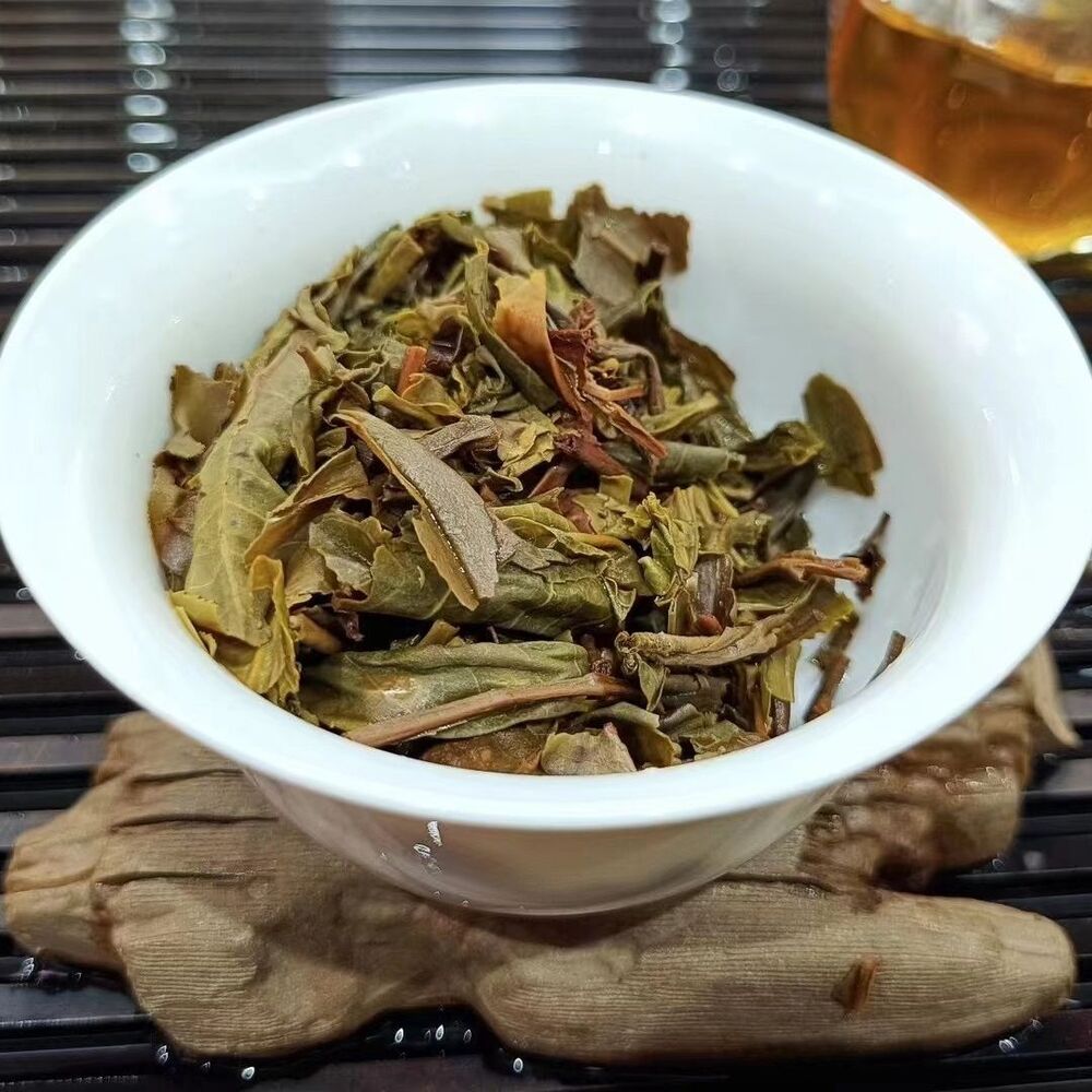 357g High-end Pu'er Tea 2022 Icelandic Pu'er Raw Tea Yunnan Qizi Cake Tea Gift