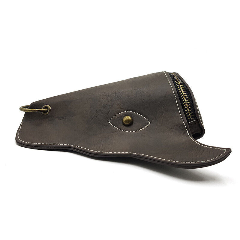 Medieval Faux Leather Cattle Ox Shape Waist Bag Vintage Belt Coin Purse Pouch