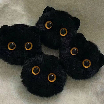 Cute Plush Cat Keychain Cartoon Doll Toy Pendant Keyring For Women Girls Bag Orn