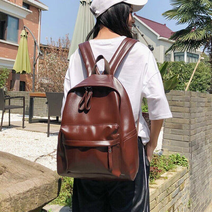 Women Backpack PU Leather School Bag Backpacks Teengers Gilrs Travel Backpack