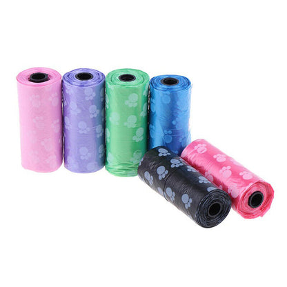 1Roll Degradable Pet Waste Poop Bags Dog Cat Clean Up Refill Garbage BagA-ca