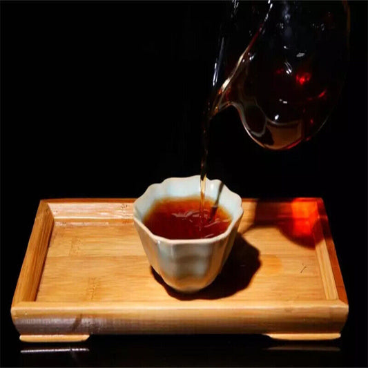 Authentic Iceland Golden Buds Cooked Pu'er Tea Old Tree Pu-Erh Black Tea 357g