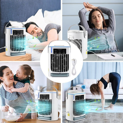 Mini Conditioner Air Cooler Portable Water Desktop Cooling Air Conditioning NEW