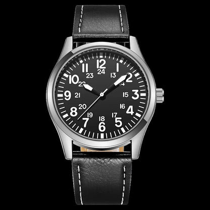 Wrest Watch 42mm Pilot Collection Easy Reading Japanese Movement Display Watch