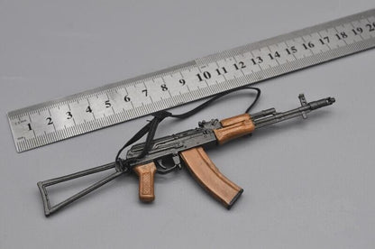 New Approx 16cm(L) 1:6 Scale Special Forces AK47 Assault Rifle PVC Plastic Model