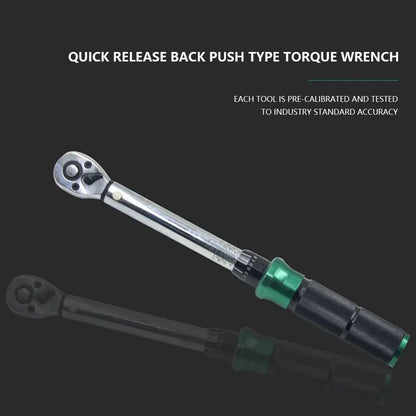 15pcs Drive Click Torque Wrench 1/4inch Bicycle Wrench Maintenance Kit 2-24nm