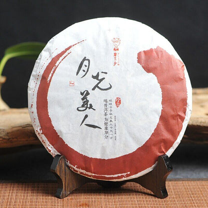 Dr. Pu'er Tea Puer Moonlight Beauty Tea Pu-erh Raw Cake Moon White Tea 357g