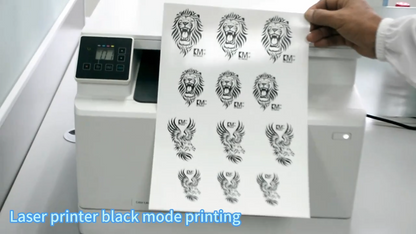 Water Transfers Decal 3Pcs Printable Laser Hot Stamping Paper Image Mug Stickers