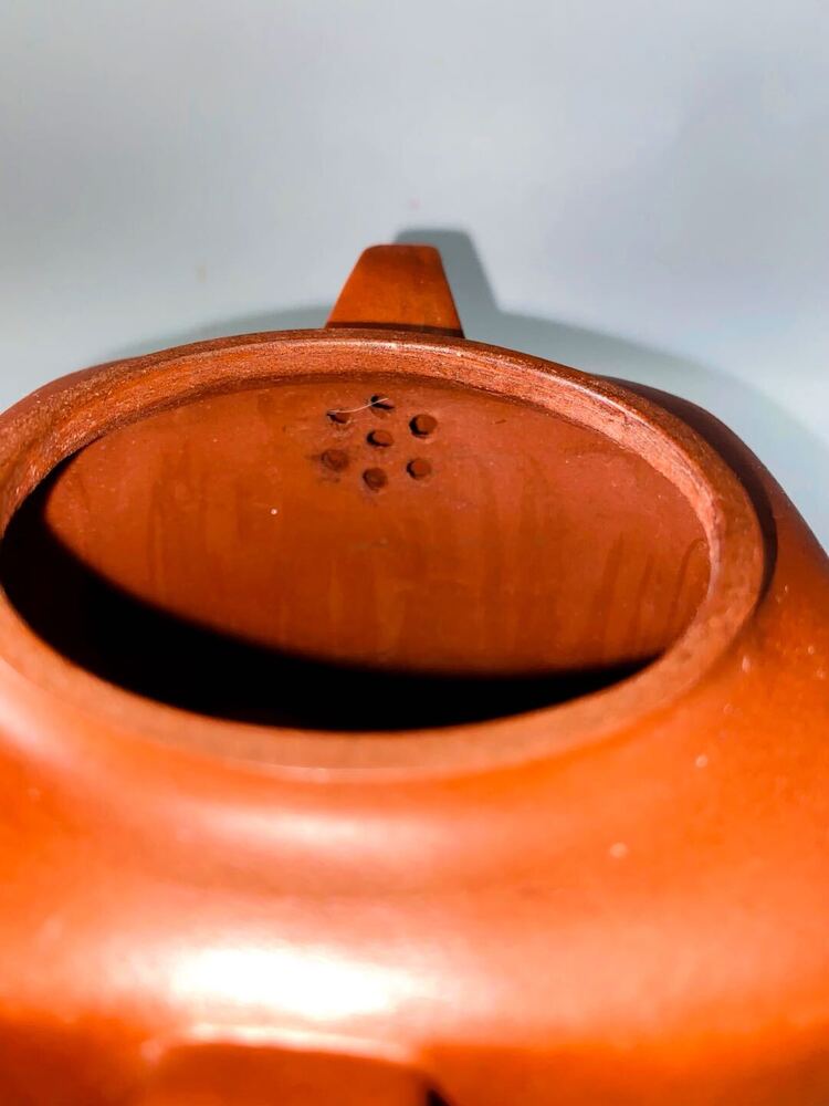 Vintage Chinese Yixing Purple Clay Teapot Zisha Ceremony Collectible Calligraphy