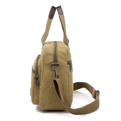 Canvas Men's Handbag Shoulder Bag Travel Crossbody Bag Travel Bag Tote