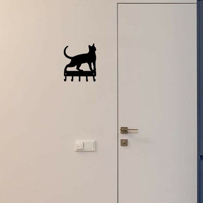 Cat Key Rack Decoration Wall Hanging Pendant Wall Art Home Decor Accessories