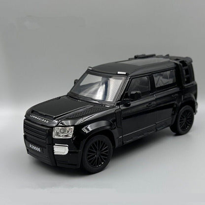 1:24 Land Rover Defender CLR Diecast Model Car Vehicle Toy Sound Light Modified