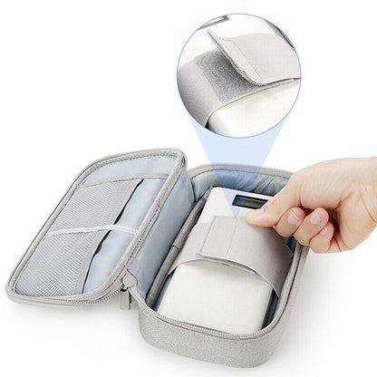 Portable Cable Storage Pouch Bags Accessories For Cord Charger Power Hard Drive