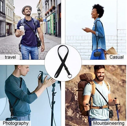 Phone Lanyard Universal Crossbody Patch Mobile Phone Adjustable Strap Nylon Rope