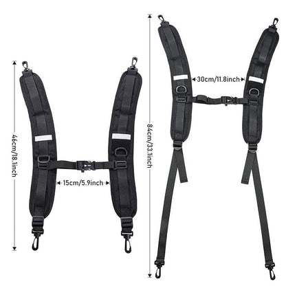 Shoulder Strap Nylon Bag Straps Belt Outdoor Sports Picnic Travel Backpack