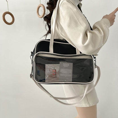 Tote Bag Women's Leather Single Shoulder Bag Messenger Bag Class Handbag
