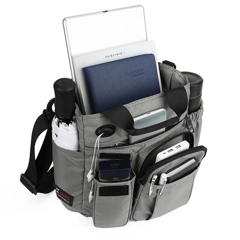 Men's Shoulder Messenger Bag Travel Handbag Large Capacity Storage Bags