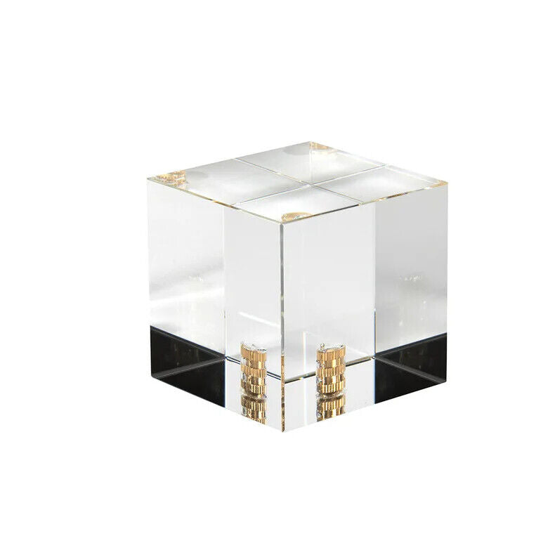 Photography Triangular Prism Rainbow Crystal Ball Square Glass Blur Len 130x30mm
