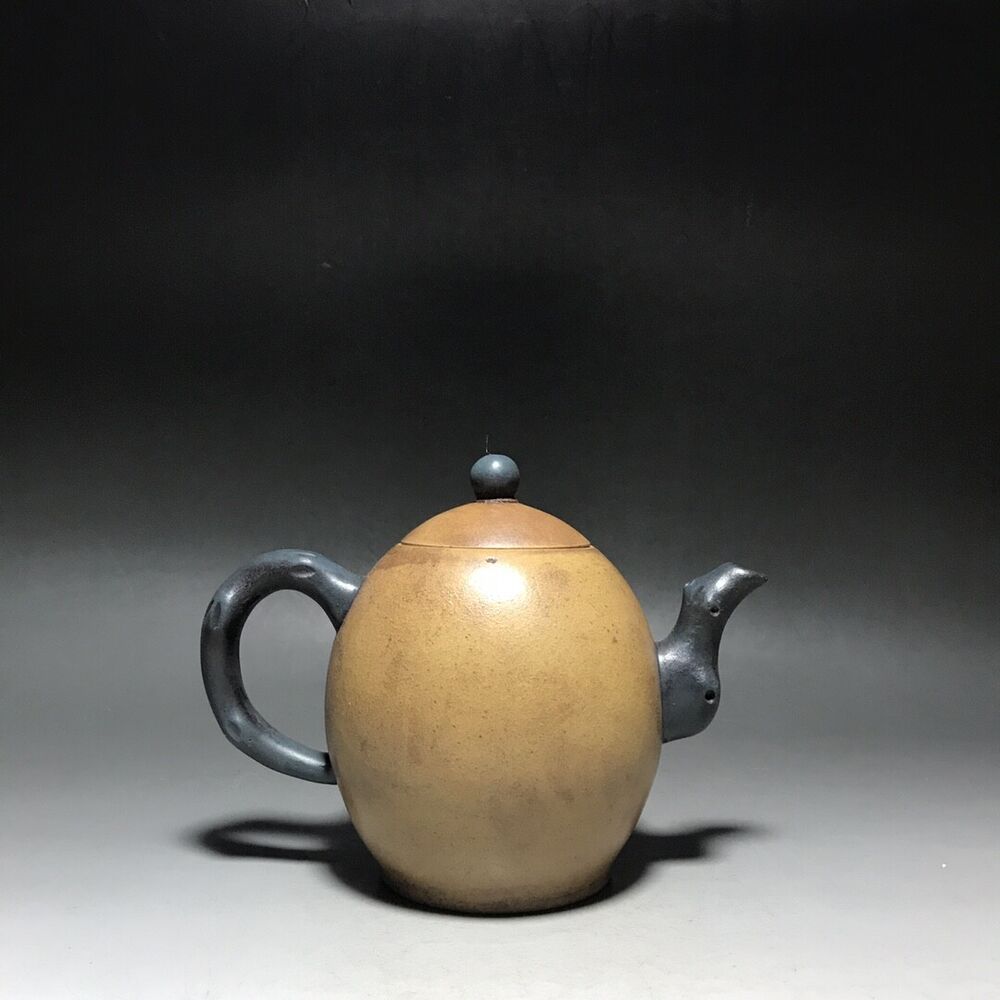 vintage chinese yixing purple clay teapot zisha ceremony carving Collectible art