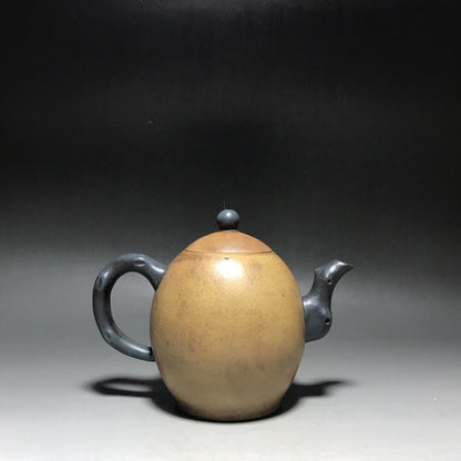 vintage chinese yixing purple clay teapot zisha ceremony carving Collectible art