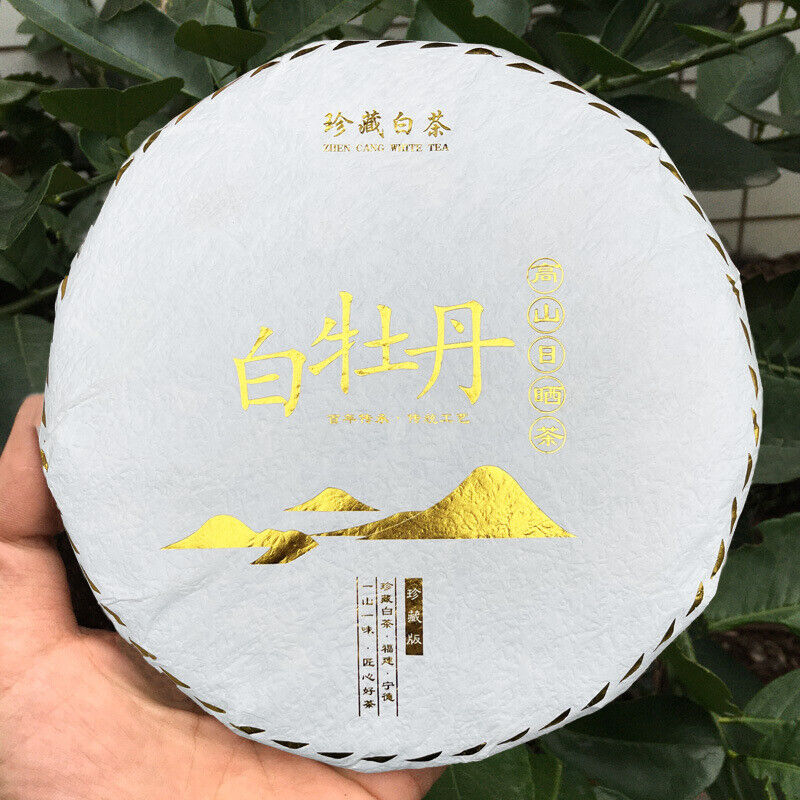 2022 Fuding White Peony White Tea Cake Peony King White Chinese Tea Bai Cha 300g