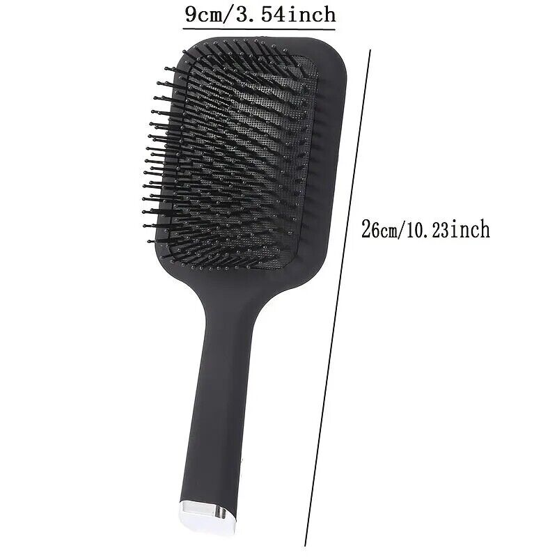 Hair Brush Resin Air Cushion Comb Medium Paddle Anti-Static Scalp Massage 26x9cm