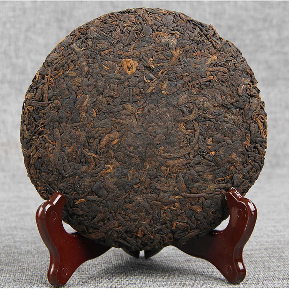 Black Premium Yunnan Old Tree Tea Healthy 200g Boiled Puerh Cake Ripe-
