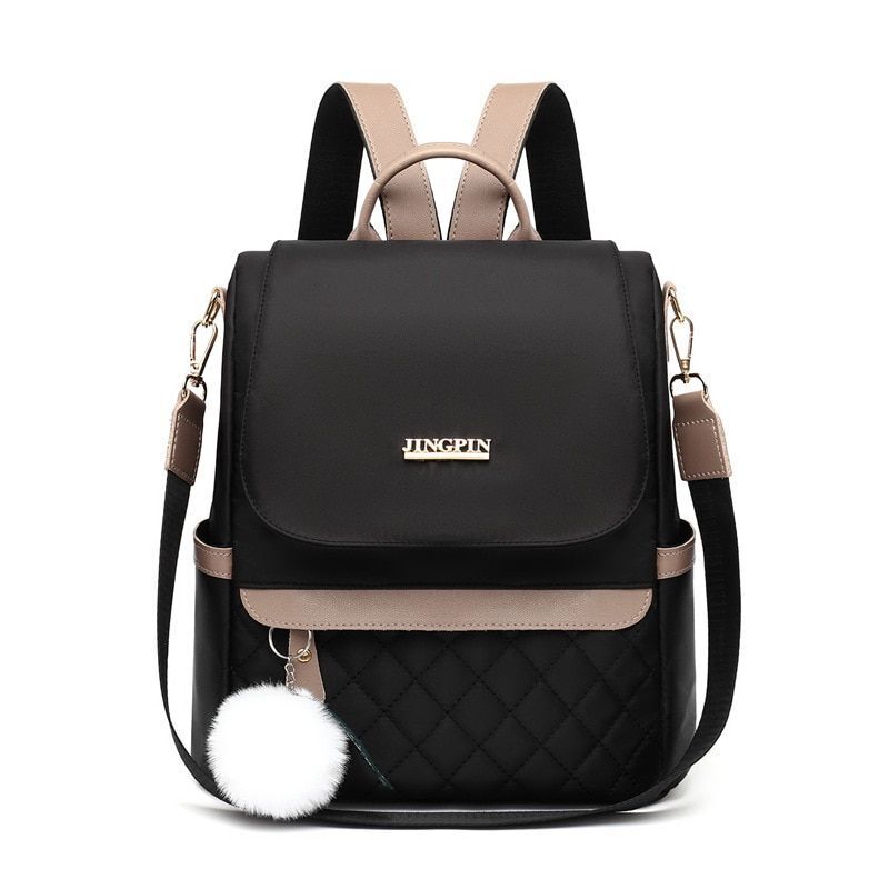 Anti-Theft Travel Oxford Cloth Backpack Shopping Bag Teenager Bookbag 29*28*15CM