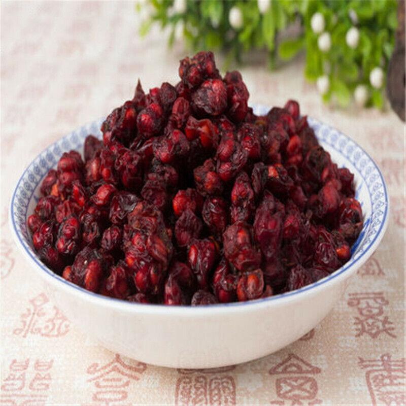 Organic Wild Dried Ecology Schisandra Authentic Chinensis Five Flavor Berry 100g