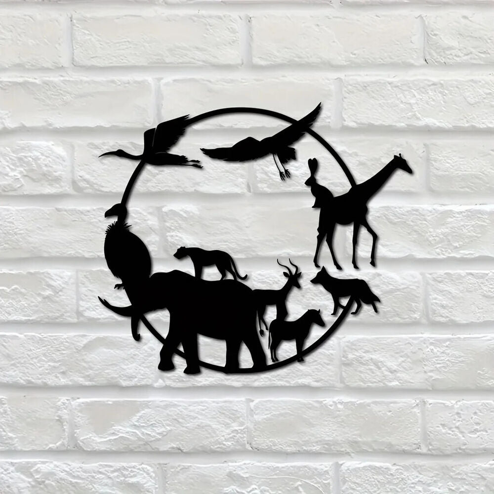 Art Wall Decor, Wildlife Metal Wall Decor, Metal Wildlife Signs, Room Wall Art