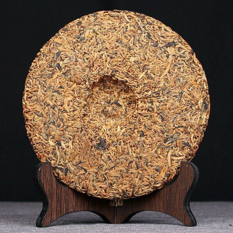 2020 Nonpareil Organic Golden Buds Dian Hong Chinese Black Tea Cake 357g
