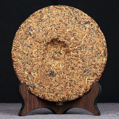 2020 Nonpareil Organic Golden Buds Dian Hong Chinese Black Tea Cake 357g