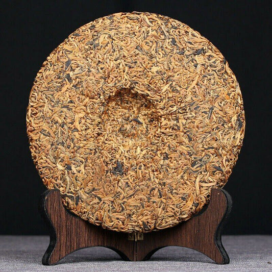 2020 Nonpareil Organic Golden Buds Dian Hong Chinese Black Tea Cake 357g