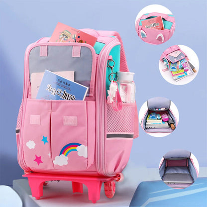 School Wheeled Backpack Girls School Bags School Backpack Wheeled Backpack Bag