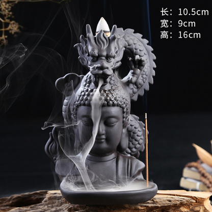 Yixing ceramic creative skull personalized retro viewing living room indoor sand