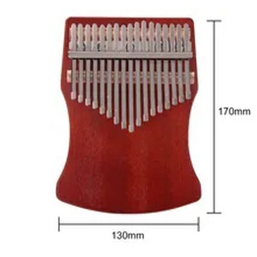 Professional 17 Key Mahogany Kalimba Thumb Finger Piano Mbira Musical Instrument