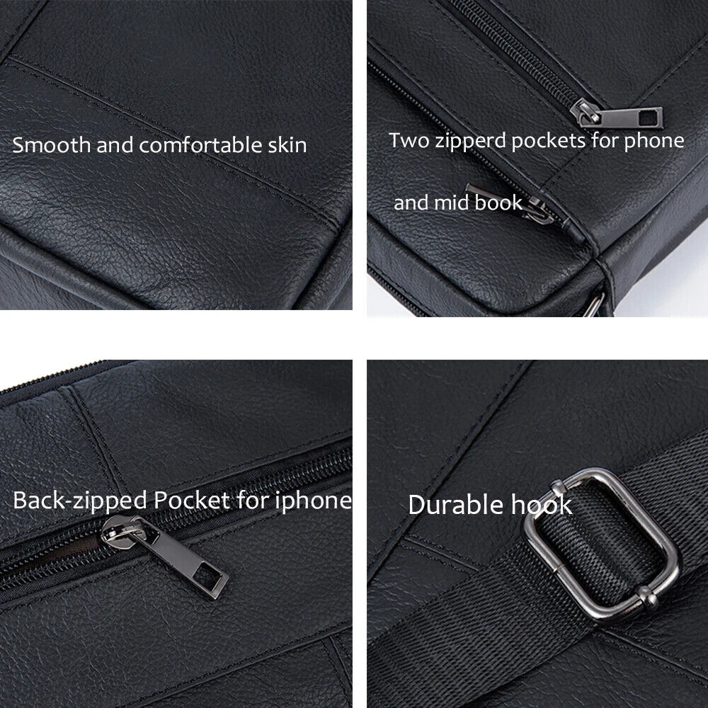 Men's Shoulder Bags Men's Bag Black Crossbody Bags Men Flap Man Messenger Bag