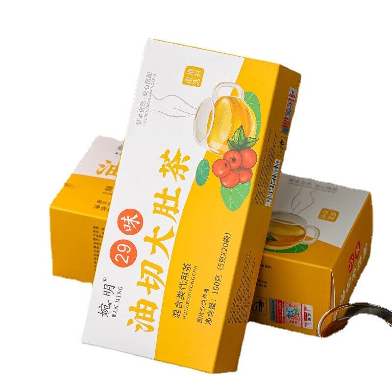 100g 29 Flavors Oil-cut Potbelly Tea Ingredients Combination Non-fat Stream Tea