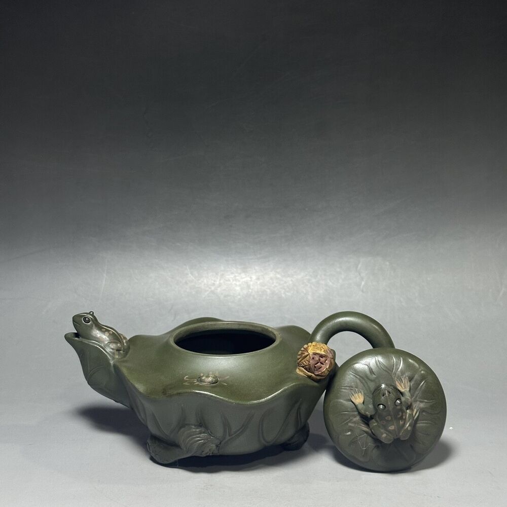vintage chinese yixing purple clay teapot zisha ceremony teaware collection rare